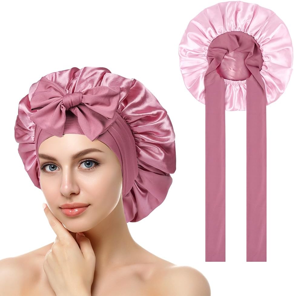Gorro de cetim para dormir