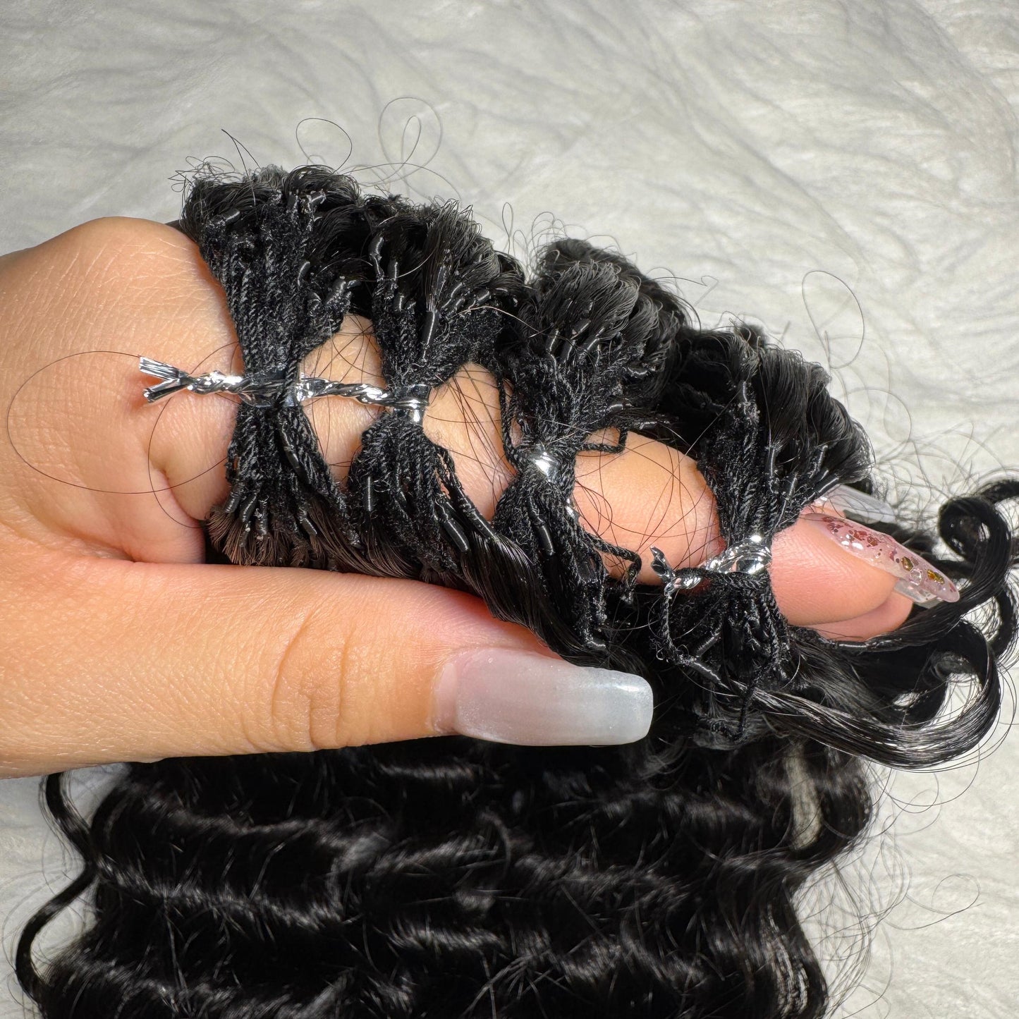 Extensões de cabelo Feather-Water  Wave