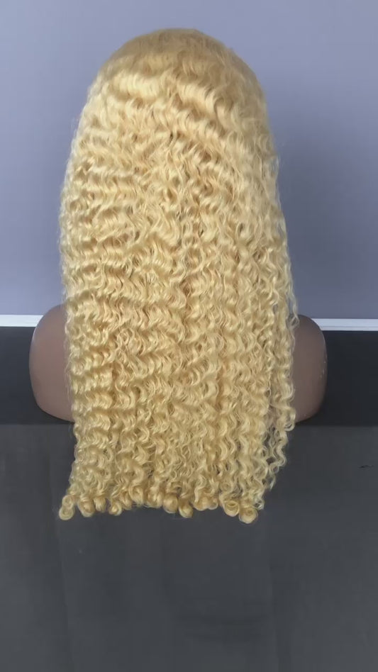 Peruca Loira Water Wave