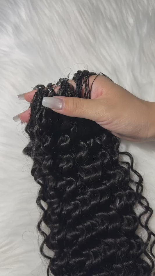 Extensões de cabelo Feather-Water  Wave